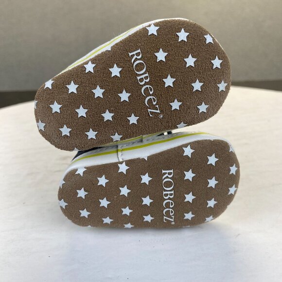 Robeez Baby  Aspen Winter Boots Shoes Unisex faux-fur Size 0-3 Months,Preppy,NEW - Picture 6 of 13